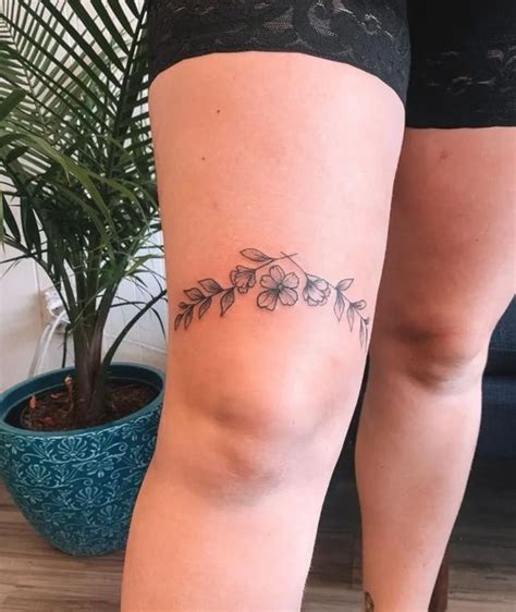 knee tattoos for women|More.